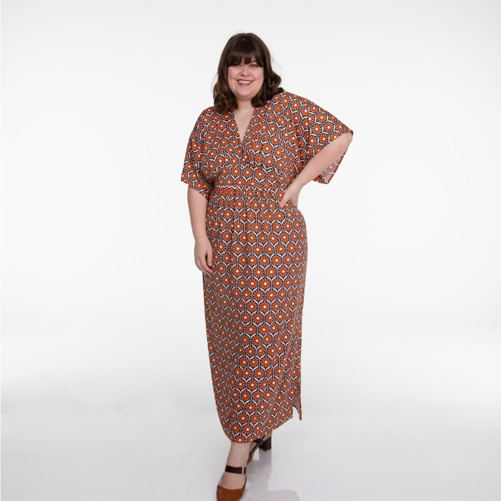 Karina Dress - Dahlia in Fandango